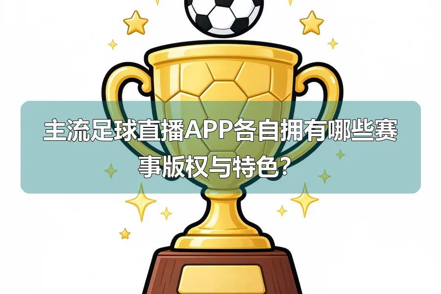 主流足球直播APP各自拥有哪些赛事版权与特色？